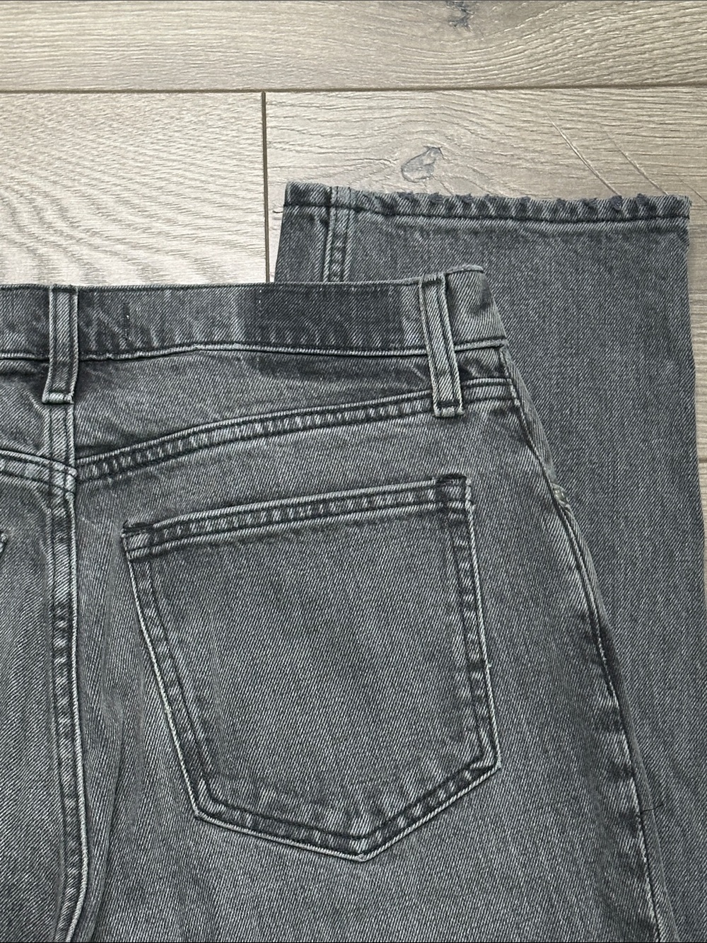 Abercrombie & Fitch The 90’s Straight Ultra High Rise Jeans Black Gray 29 - Picture 6 of 12